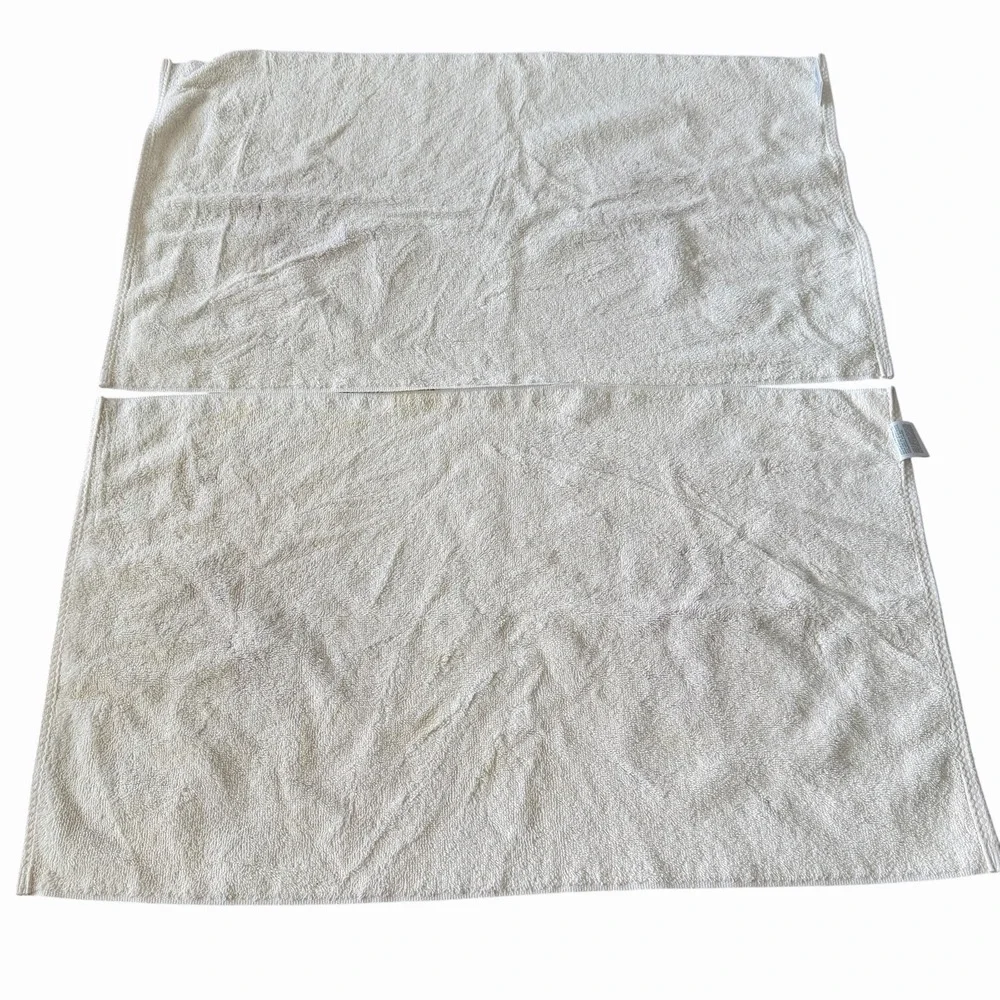 Vintage Glynna Turley Rose Floral Hand Towels 100 % Cotton Set 2‎ Cottagecore